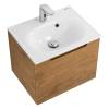 Тумба с раковиной Belbagno Etna ETNA-500-1C-SO-RN-P 49.6x39.2x40 Rovere Nature подвесная с одним выкатным ящиком фото 4
