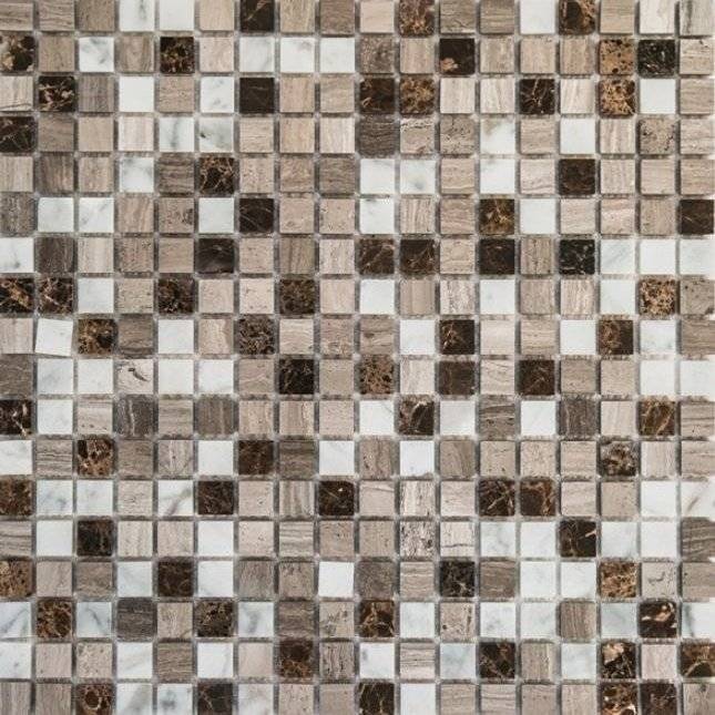 Мозаика Bonaparte Detroit из натурального камня (1.5x1.5) 30.5x30.5