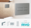 Кнопка смыва Rivo Touch lux 301007 сатинированная сталь фото 2