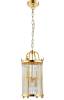 Светильник подвесной Crystal Lux Tadeo SP4 D200 Gold/Transparent