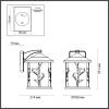 Уличный настенный светильник Odeon Light Nature Cuita 4963/1W фото 5