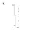 Трековый светодиодный светильник Arlight LGD-Pipe-Track-Hang-2TR-R50-9W Warm3000 037431 фото 2