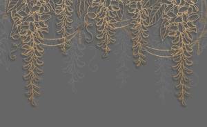 3D Фотообои Artegrafico «Ажурные ветви в лавровом оттенке» PL-088 акварель