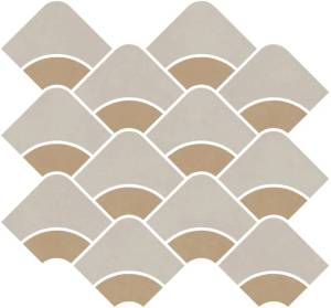 Декор Kerama Marazzi Таделакт KMD2HID009BR наборный бежевый светлый. жёлтый матовый обрезной 30x28