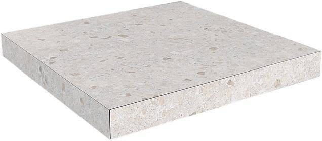 Ступень Kerama Marazzi Терраццо SG631800R/GCA Угловая Клееная Беж Светлый 33x33