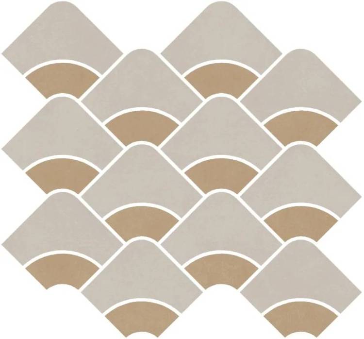 Декор Kerama Marazzi Таделакт KMD2HID009BR наборный бежевый светлый. жёлтый матовый обрезной 30x28