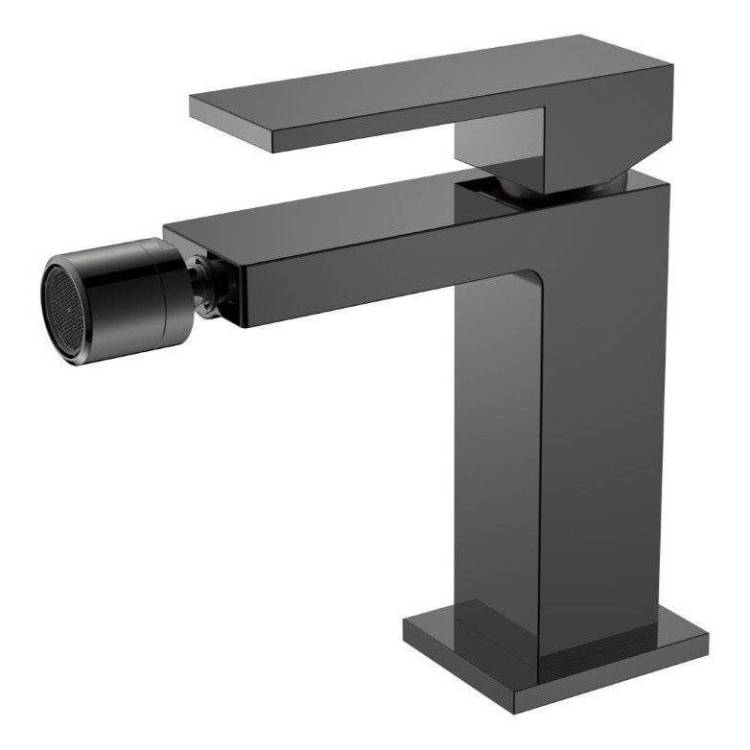 Смеситель для биде Boheme Qubic 476-SGM Shine Gun Metal