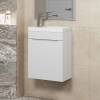 Тумба с раковиной Uperwood Tanos KTanos40W подвесная, матовая, белая, 40 см фото 2