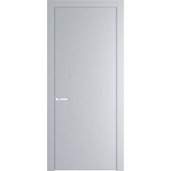 Межкомнатная дверь Profil Doors 1 PA полотно Лайт Грей, профиль серебро 600x2000