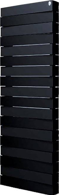 Радиатор биметаллический Royal Thermo Piano Forte Tower noir sable 18 секций, черный