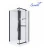 Душевая кабина Cerutti Spa MiMi90B черная, 90x90x225