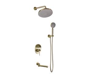 Душевой комплект Bronze de Luxe Scandi 14582BR бронзовый