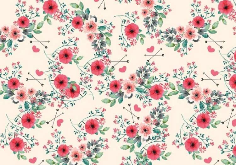 3D Фотообои Artegrafico «Маковая поляна» BT-032 песок