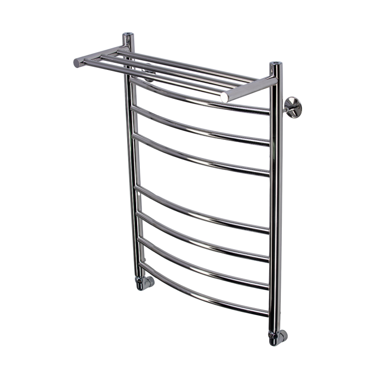 Полотенцесушитель водяной Comfysan Noumi 014087 W-8 80/50 с полкой, хром