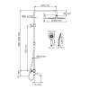 Душевой комплект Wasserkraft A188.116.101.087.CH Thermo с термостатическим смесителем, хром фото 3
