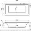 Акриловая ванна Excellent Pryzmat 180x80 фото 8