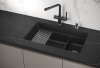 Мойка кухонная Granula Kitchen Space KS-7304U шварц фото 4