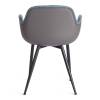 Кресло Tetchair Valentino (mod. PC45-2) 20398 turquoise, grey, чёрный фото 4