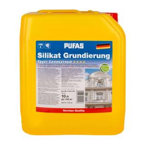 Грунтовка силикатная Pufas Silikat Grundierung неморозостойкая 10 л