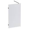 Душевая перегородка Am.Pm X-Joy W94UWI-110-F1-BTE профиль черный матовый, стекло прозрачное, 110x195