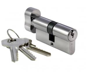 Цилиндр ключевой Morelli Simple 60CK PC хром