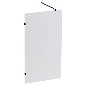 Душевая перегородка Am.Pm X-Joy W94UWI-110-F1-BTE профиль черный матовый, стекло прозрачное, 110x195