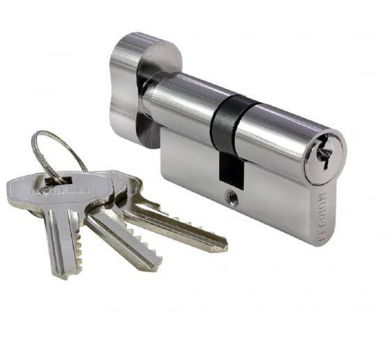 Цилиндр ключевой Morelli Simple 60CK PC хром