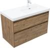 Тумба с раковиной Aquanet Nova Lite 2.0 100 R 365913 Дуб рустикальный фото 3