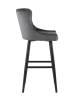 Стул барный Stool Group Ститч MC15B VELVET HLR-21 DUAL серый фото 2