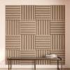 Панель стеновая акустическая Stella Comfort 9 Light Дуб Снежный 60x60x0.9 фото 4