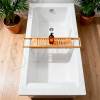 Ванна из искусственного камня Delice Diapason DLR330066-G 175x75, белая глянцевая, без ножек фото 3