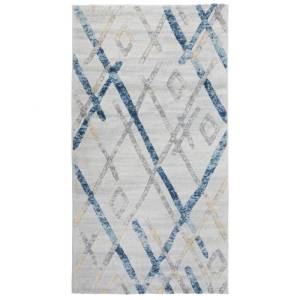 Ковер Luson 22009A Ivory/Navy 0.8x1.5 м