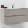 Тумба под раковину Armadi Art Vallessi 837-120-C mat 120x46 см кашемир матовый 2 полки