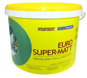 Краска Symphony Euro Super Matt глубокоматовая база А 2.7 л