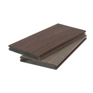 Террасная доска Polivan Group Nusadua 3D Wood Premium Co-Extrusion Массив Chocolate Mix + Snow Mix ДПК 2900x140x20