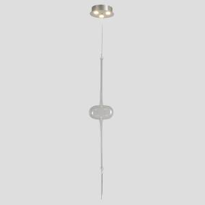 Светильник подвесной Crystal Lux Glass GLASS SP3W LED CHROME