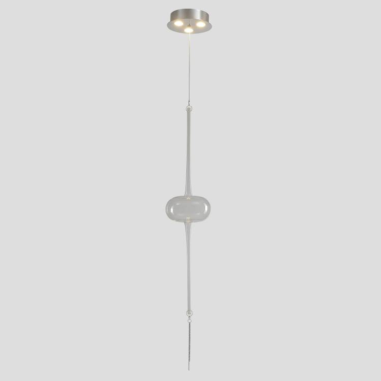 Светильник подвесной Crystal Lux Glass GLASS SP3W LED CHROME