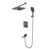 Душевой комплект Wonzon & Woghand WW-88929003-BGM темный графит, с термостатом