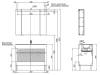 Тумба под раковину Aquanet Алвита new 100 277556 серый матовый фото 8