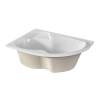 Акриловая ванна Marka One Aura 01ау1510л 150x105 L фото 2