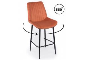 Полубарный стул Notta Седа 360 632619 Терракотовый (zd 432) / черный np