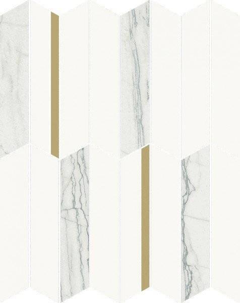 Мозаика Italon 3D Экспириенс 600110000971 White Glossy Mos Infinity 30.7x38.7