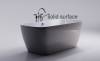 Ванна из искусственного камня Астра-Форм Антарес 160x75 Solid Surface, белая матовая