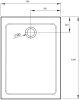 Поддон для душа Radaway Doros F 120x70 фото 3
