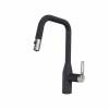 Смеситель для кухни Granula GR-8171 графит, с выдвижным изливом