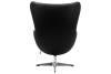 Кресло Bradex Home Egg Style Chair RF 0539 черный, натуральная кожа фото 4