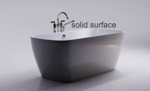 Ванна из искусственного камня Астра-Форм Антарес 160x75 Solid Surface, белая матовая
