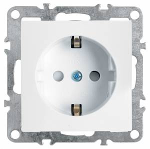 Розетка с заземлением Feron PST16-9110 39317