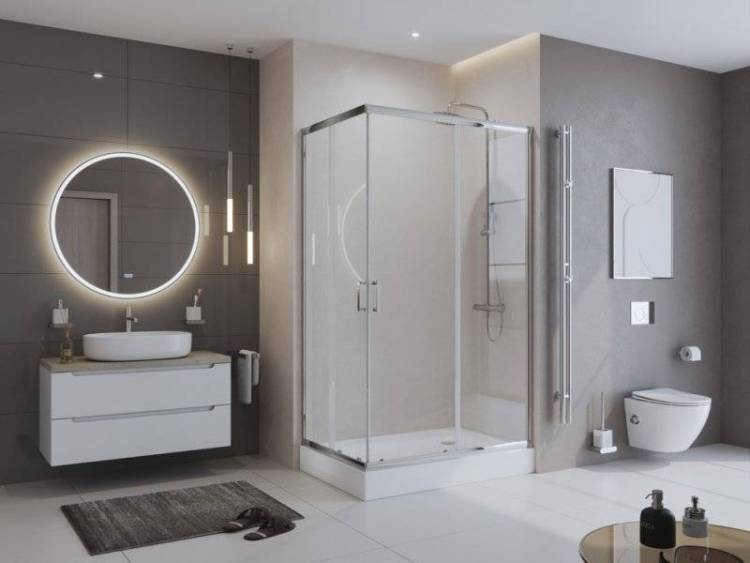 Душевой уголок BelBagno Uno 195 AH-2-100/90-P-Cr