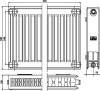 Радиатор стальной Kermi FKO 220300901N2Y панельный тип 22 фото 3